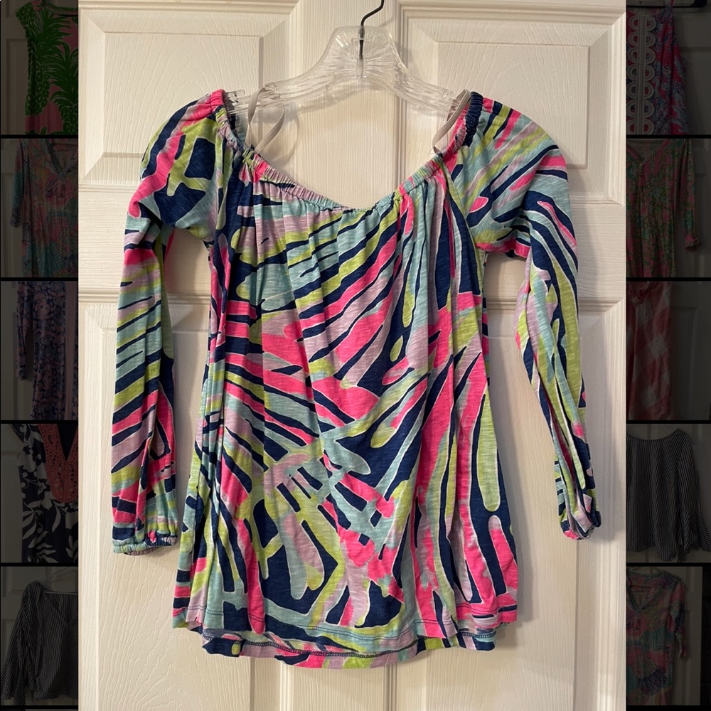 Lilly off the shoulder shirt